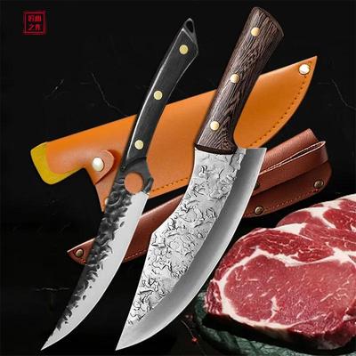 Forged Meat Knife Kitchen Knives Butcher Knife Chef Slicing Boning Knife Outdoors Barbecue Fishing Cutter