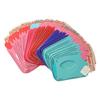 50pcs Valentines Card for Kids for School Kids Child Colorful Jar Candy Pouches