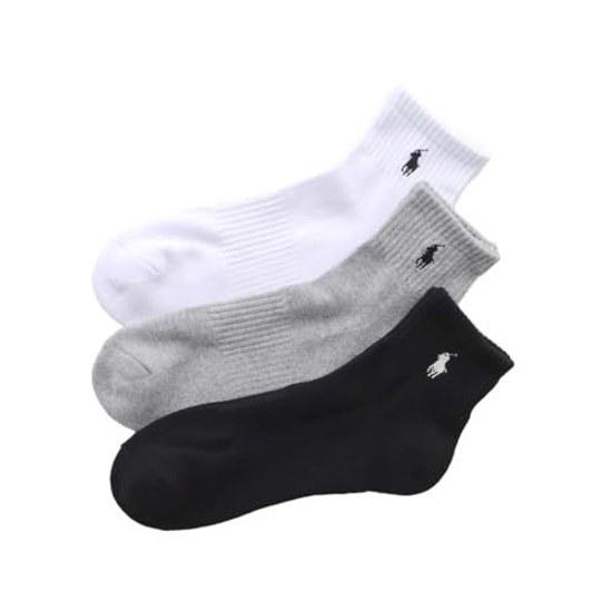 POLO RALPH LAUREN Socks Set 3 Mens Pile Sole One Point Short Unisex Adult