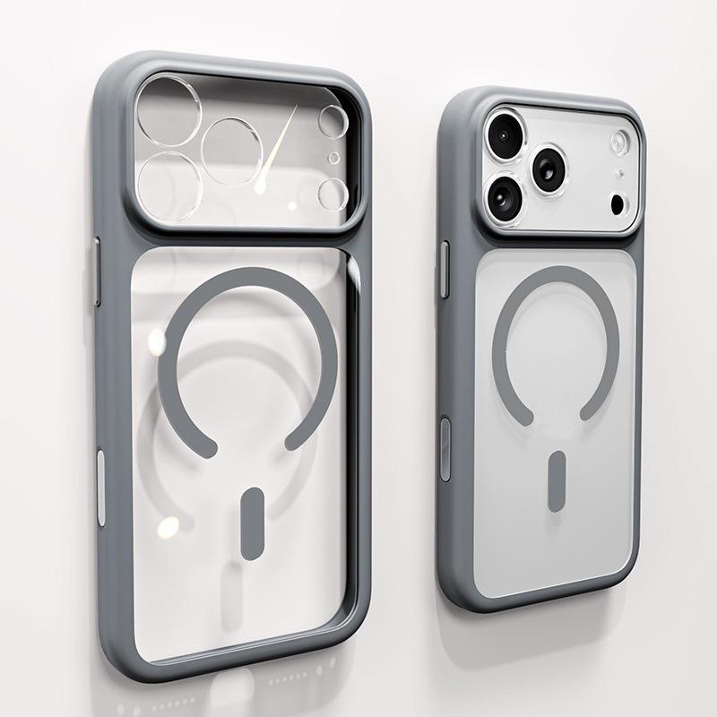 

iPhone 17 Pro Max Transparent Magnetic Case - Fashionable, Precise, Full Coverage, Drop-Proof Protection iPhone 17 Air сірий колір