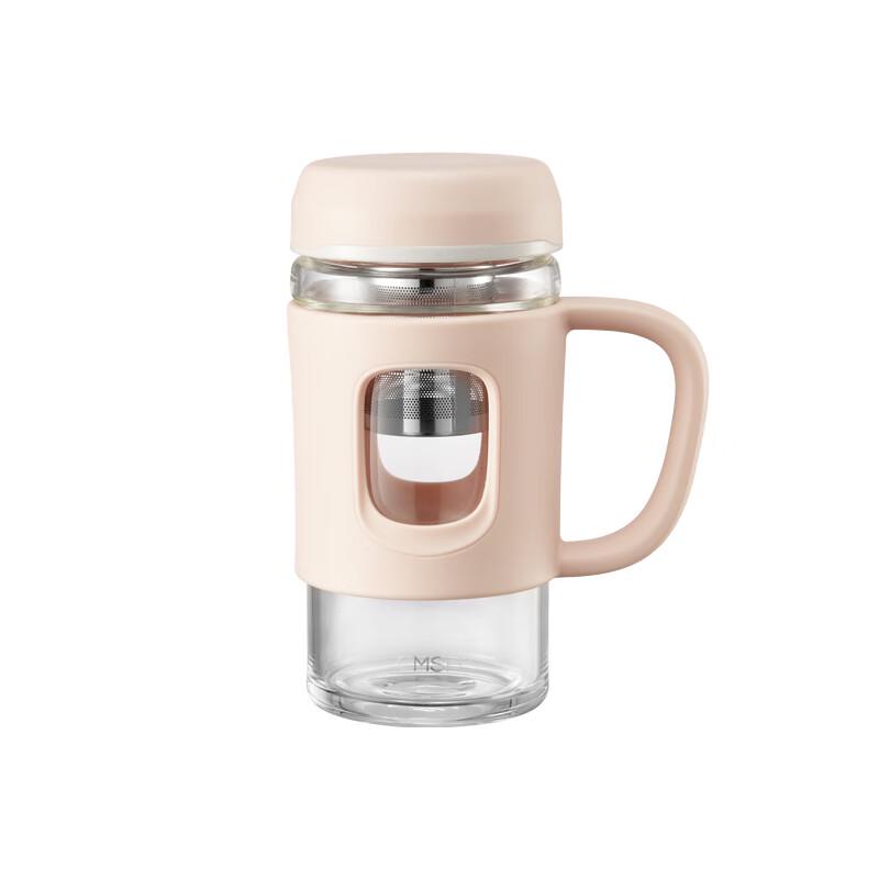 CMSH Tea Infuser Glass Water Bottle