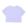 Nike Crop Tops Women's Purple Crew Neck Moderate CJ3765-569