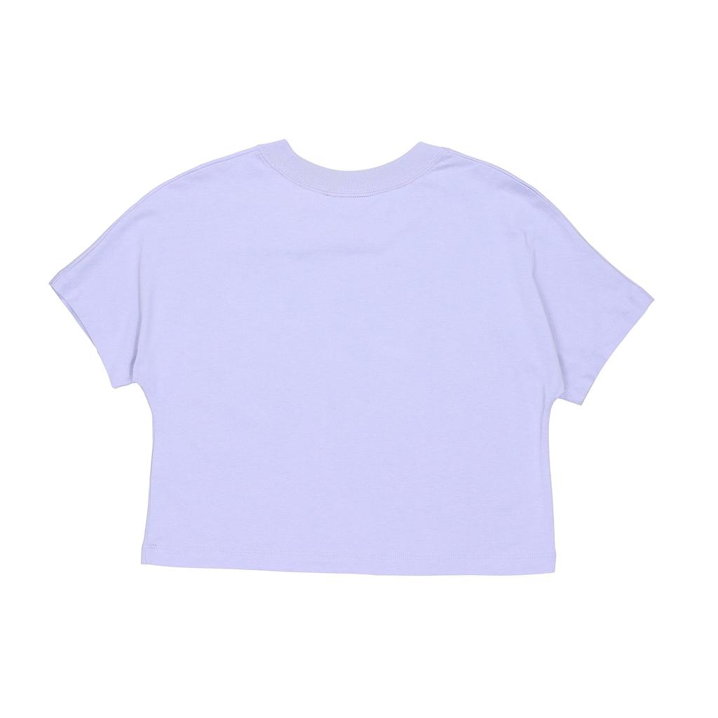 Nike Crop Tops Women's Purple Crew Neck Moderate CJ3765-569