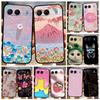 For OnePlus Nord 4 5G Phone Case Cute Cartoon Flowers Black Silicone Soft Back Cover For OnePlus Nord 4 5G ShockProof