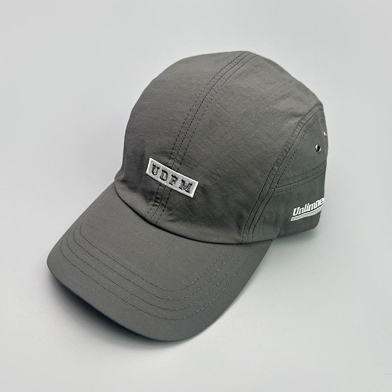 Quick-Drying Waterproof Embroidery Letter Baseball Hat Men'S And Women'S Outdoor Mountaineering Travel Breathable Cap