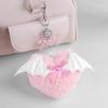 Trendy Love Heart Mobile Cover and Keychain Charm Pendant for Youthful Styles Lovers Sturdy Protective Materials