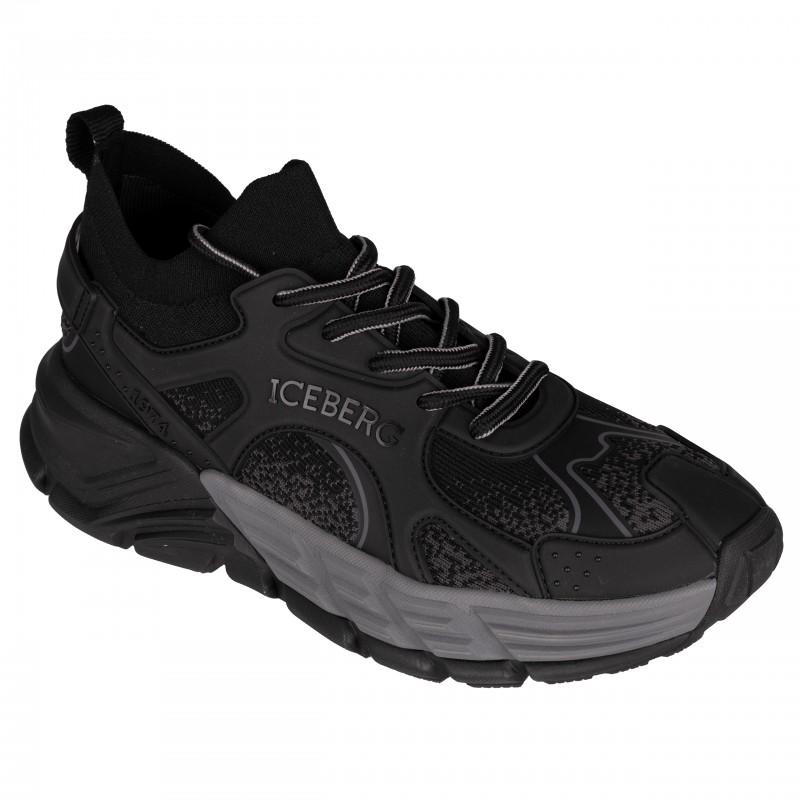 Iceberg men's sneakers sock nero - Size: 43