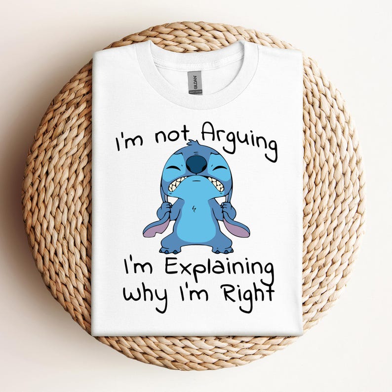 Stitch I’m Not Arguing Shirts, Kids Stitch Shirts, Stitch Shirts, Funny Kids Disney Shirt, Disney World Shirts for Kids, Disney Stitch shirt 130