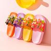 Sommer Kinder PVC Cartoon Kinder Slipper süße Home Haus Schuhe Regenbogen Familie Sandalen Kleinkind Hausschuhe