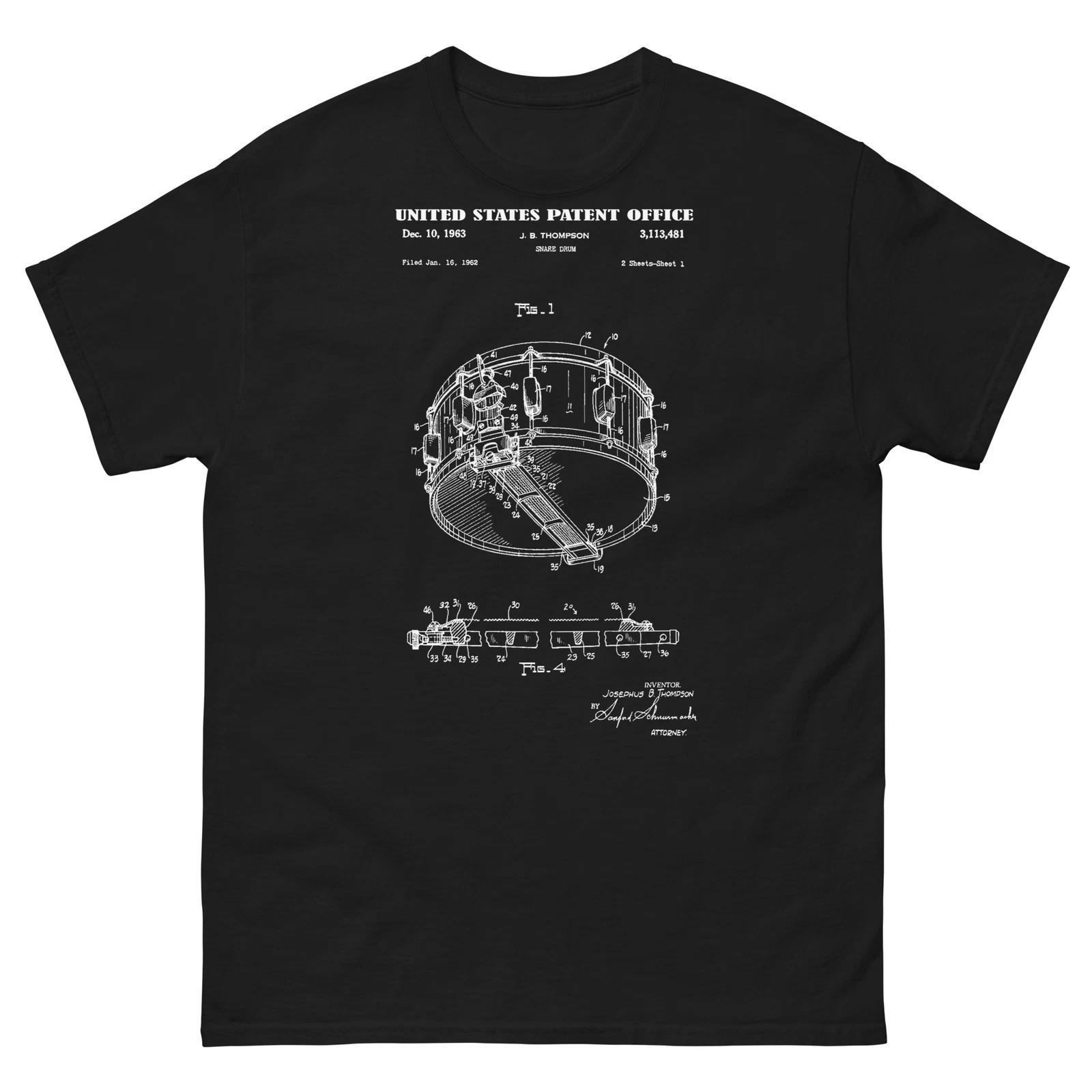 ROGERS DYNASONIC SNARE DRUM PATENT T-SHIRT Joe Thompson XXL