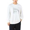 Anta Comfortable Casual Loose Round Neck Pullover Printed Sweatshirt Men Sweatshirt Paper-White 952438701-1