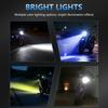 C01 Yellow White Blue Multi-Color LED Spotlight IP67 Waterproof Aluminum Alloy Motorcycle Headlight