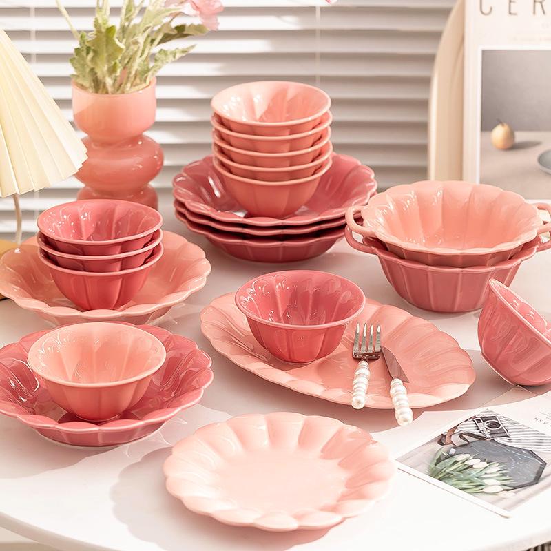 2024 Luxury Tableware Set: Elegant Bowl & Plate Combo - Perfect Housewarming Gift