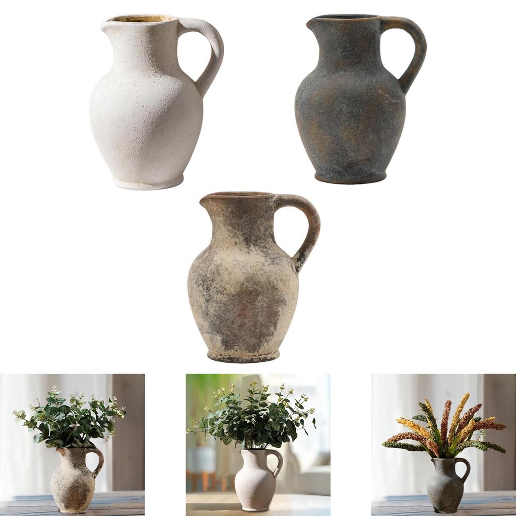 Ceramic Vase Birthday Gift Flower Arrangement for Bedroom Kitchen Study Room