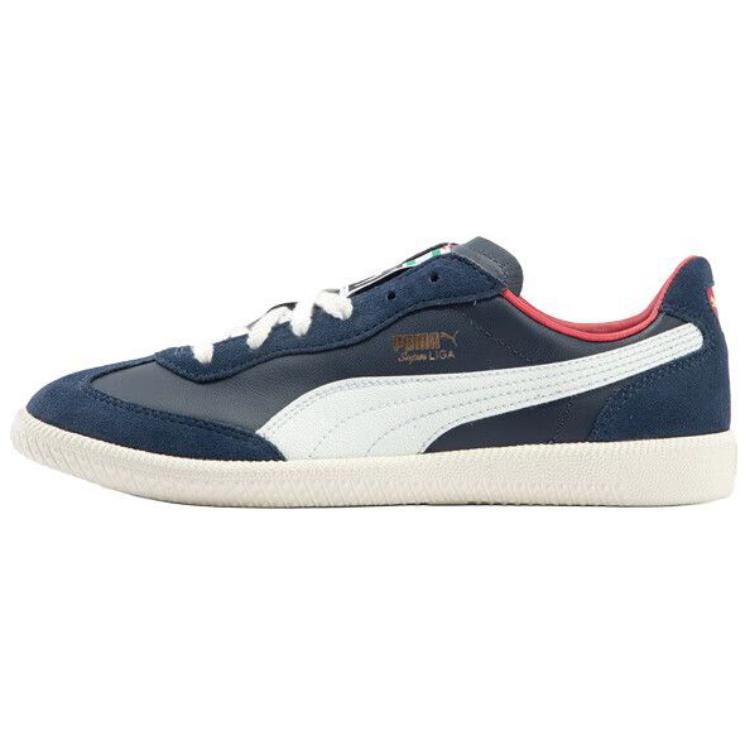 

Puma Super Liga OG Ретро Клуб Темно-синий Матовый Слоновая кость Унисекс Кроссовки Синий Белый 356999-20 35.5