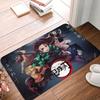 Demon Slayer Kimetsu No Yaiba Boden Tür Küche Badezimmer Matten Rutschfest Außen Fußabtreter Garten Eingang Teppich Teppich Fußmatte