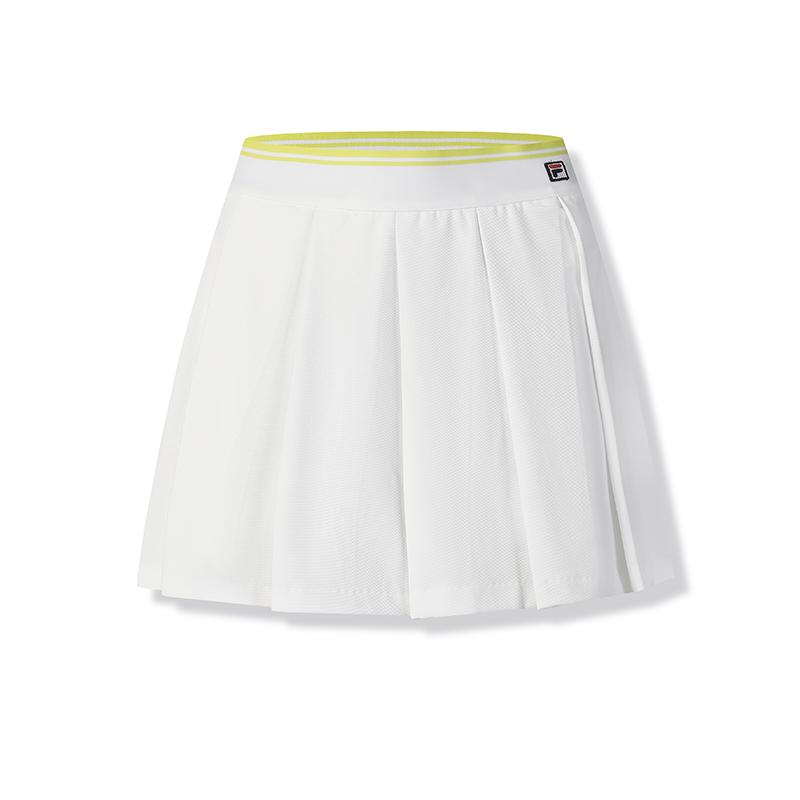 New FILA Casual Short Skirts Women's Jade White A11W523309FWT