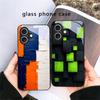 Animal Footprint Stone For iPhone 17 Air 16 E 15 Plus 14 Pro Max 13 12 mini 11 5 6 7 8 Plus XR XS Max SE Black Glass Phone Case