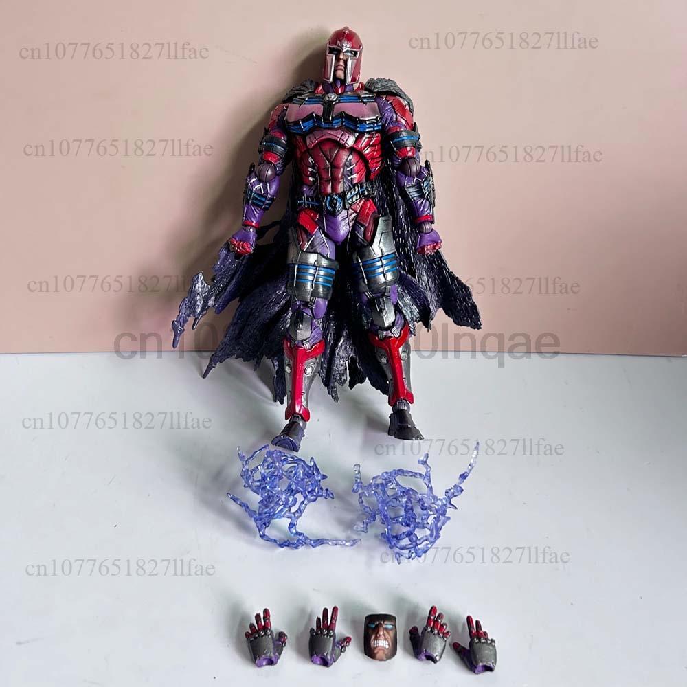 Figurine Anime PLAY Arts Magneto Max Eisenhardt Figurine d'Action en PVC Modèle de Collection Jouets Poupée Articulée Mobile Ornement de Chambre