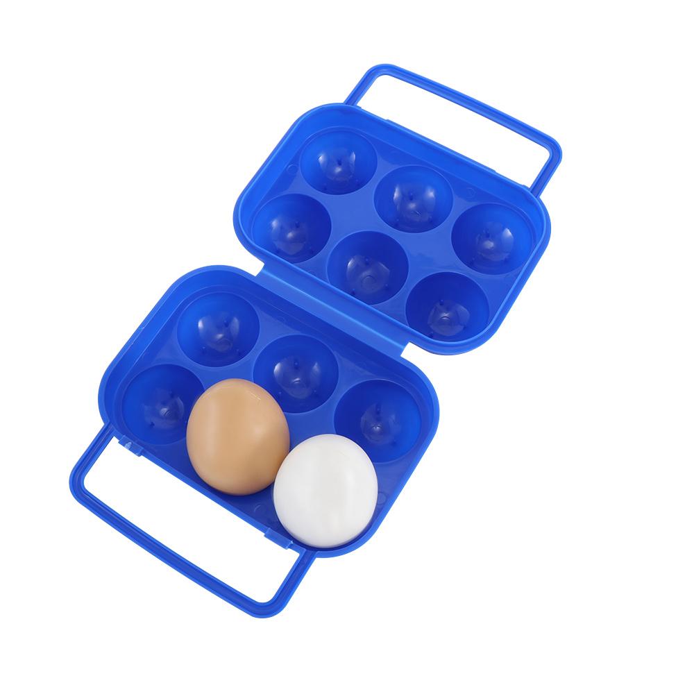 6/12 Grids Plastic Camping Supply Holder Egg Box Egg Container Carrier