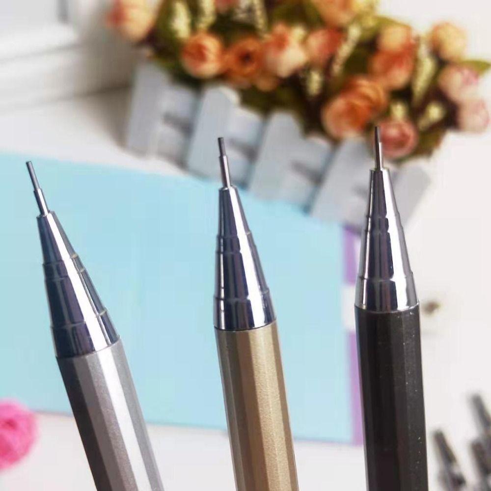 0.5/0.7MM Automatic Pencil Metal Propelling Pencil Simple Mechanical Pencil  Art Painting Supplies