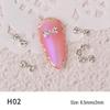 Japanese Style Rhinestone and Pearl Bow Nail Art Accessories