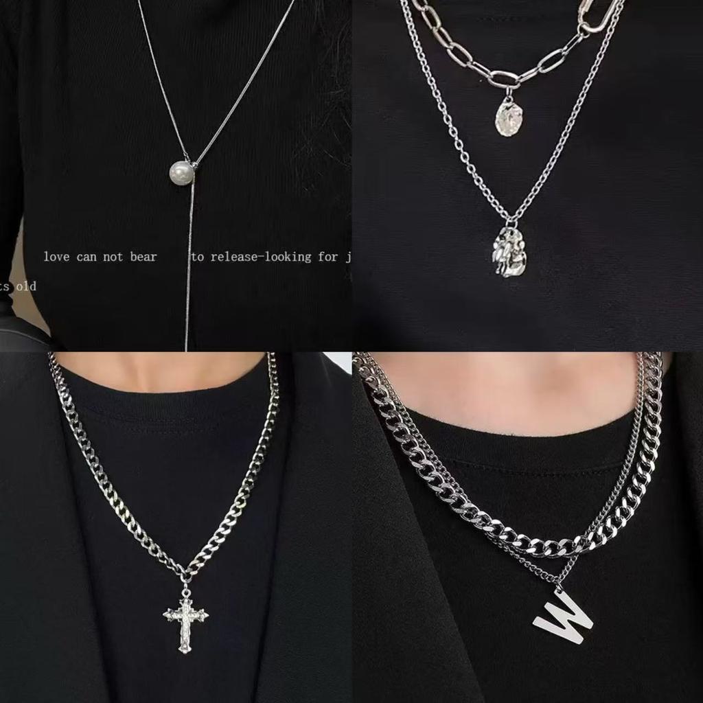 Süße und Coole Spice Girl Halskette Damen Trend Nische Design Sinn Vielseitige Pulloverkette Zubehör Perlenhalskette Vielseitig