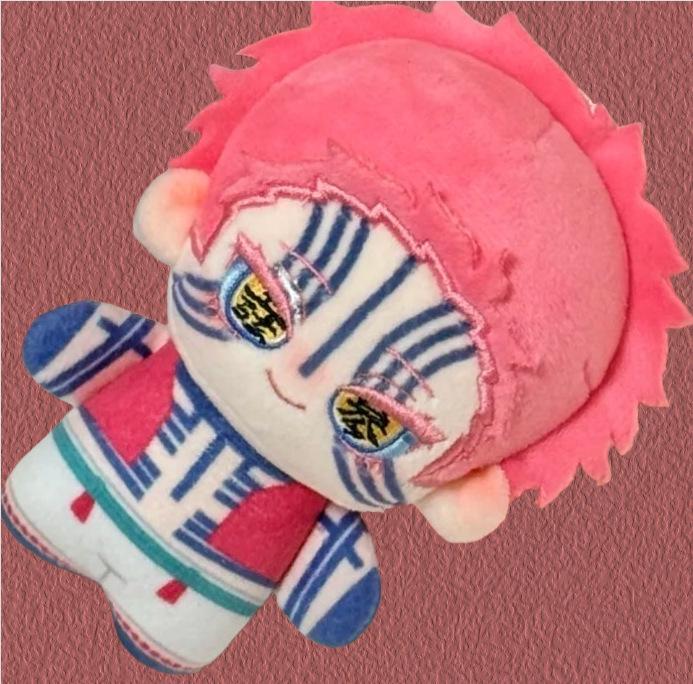 10cm Anime Demon Slayer Kimetsu No Yaiba Plush Kamado Tanjiro Agatsuma Zenitsu Hashibira Inosuke Tomioka Giyuu Pendant Doll Toys Cuddly Stuffed Fluffy