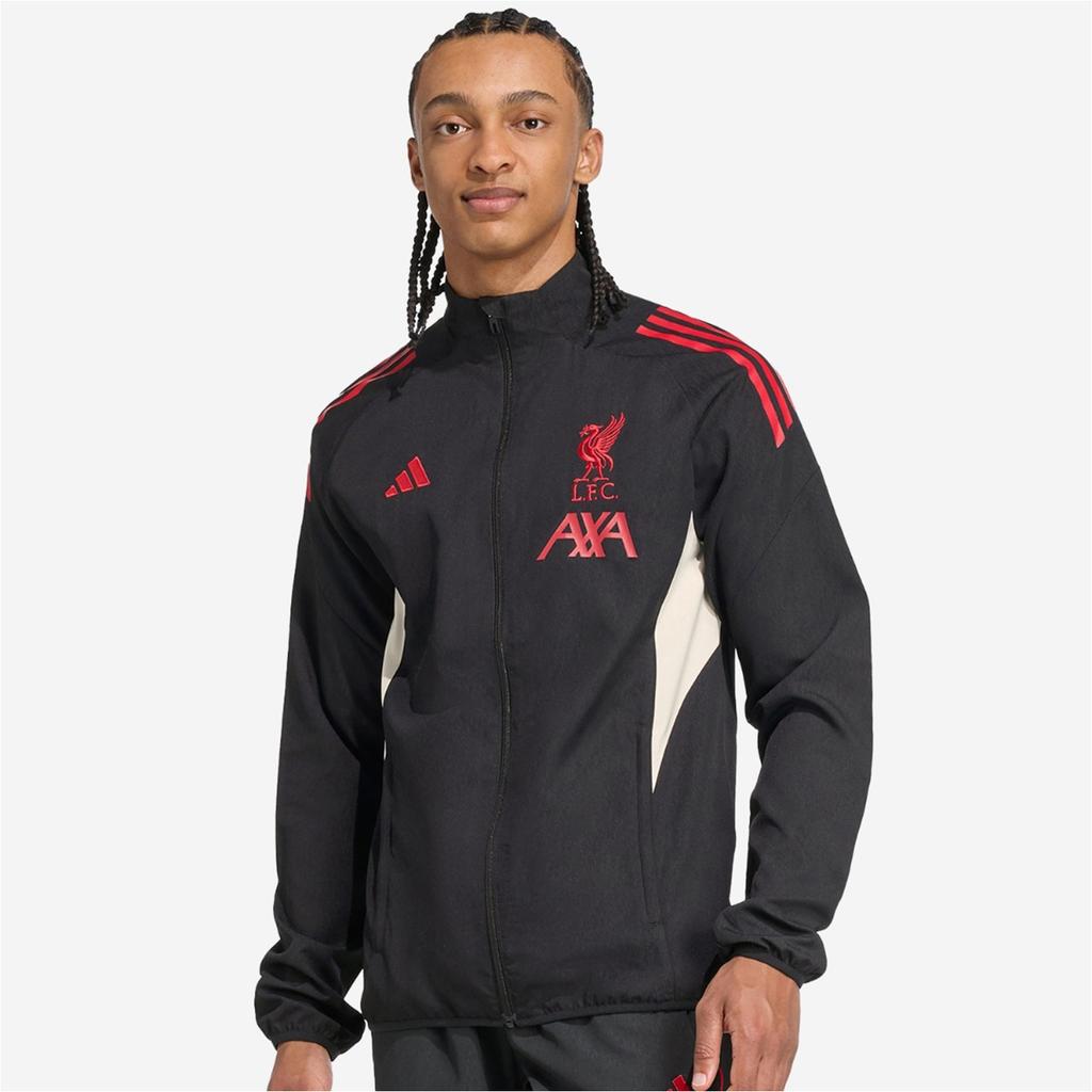 Adidas Liverpool Football Match Stand Collar Jacket Men Jacket JV6572