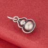S925 Sterling Silver Gourd Pendant & Fortune Charm DIY Bracelet