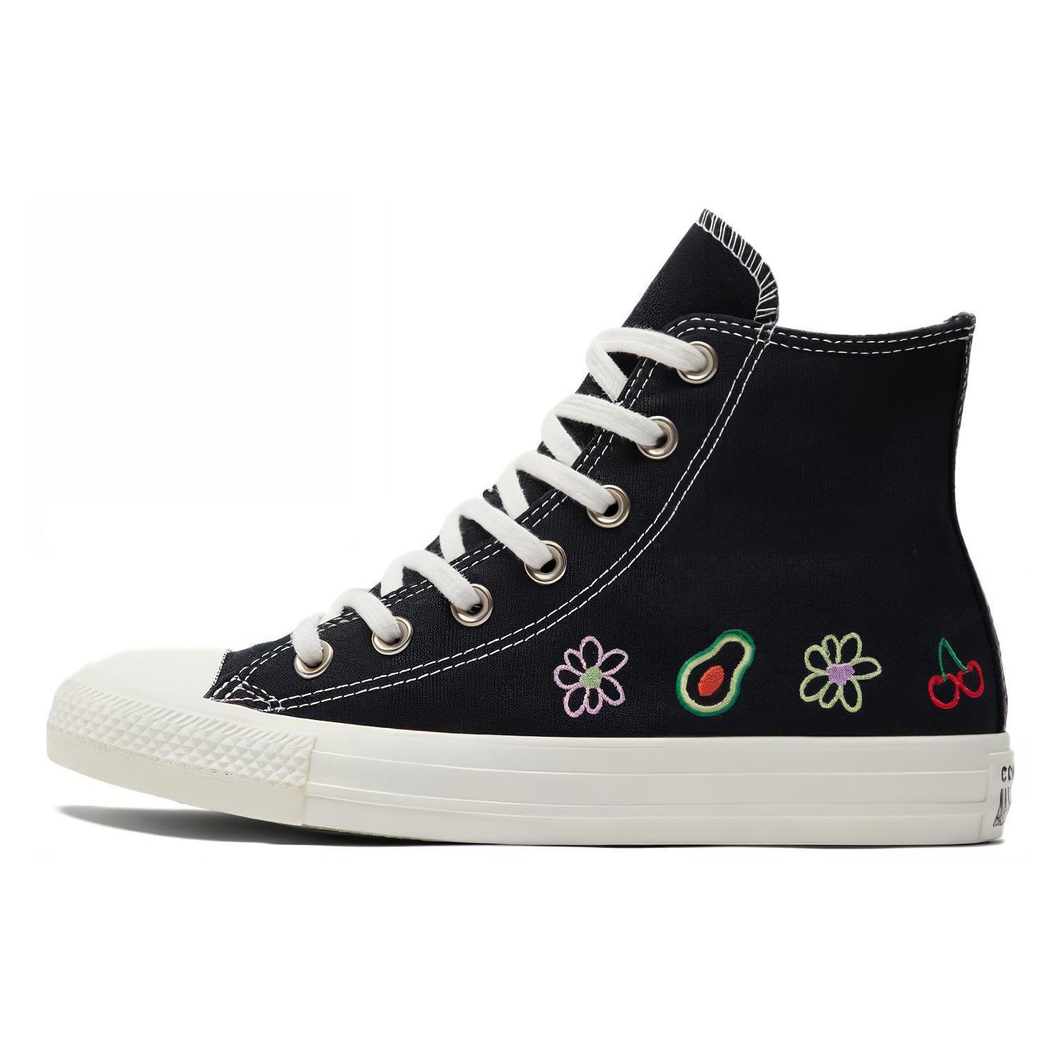 

New Chuck Taylor All Star Converse High Festival Embroidered Fruits & Florals A06065C