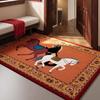 WELCOME Mat with Cute Horse Pattern Red Front Door Doormat Non-Slip Indoor Outdoor Entryway Rug Dirt Trapper Home Decor Gift