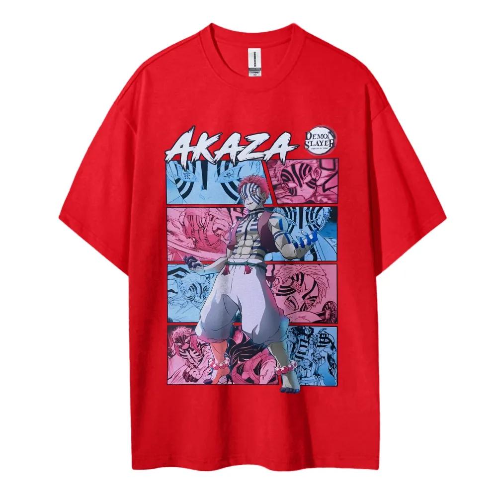 Demon Slayer Printed Short Sleeve Casual Summer Wear Mens Comfortable Clothing Mens Clothing Short Sleeve Half Sleeve Top