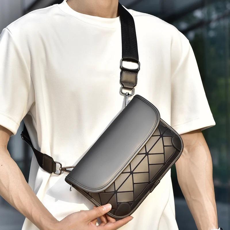 Fashionable Men's Shoulder Bag, High-quality PU Fabric, Men's Crossbody Bag, Casual Shopping Crossbody Bag, Mobile Phone Bag,etc