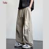 Yalook Men's American Patchwork Cotton Cargo Pants