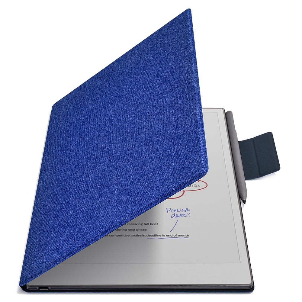 For ReMarkable Paper Pro Case PC+PU Leather Tablet Magnetic Cover with Pen Holder Auto Wake/Sleep