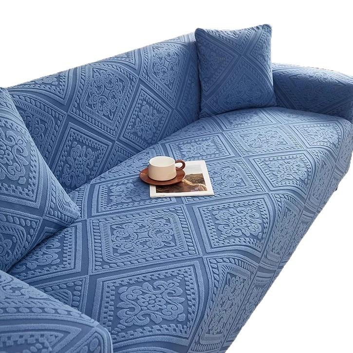 New Retro Style One Piece Sofa Cover Anti Slip All Inclusive Sofa Protective Cover Elastic Anti Cat Scratch Cover Cloth