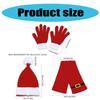 Christmas Knitted Headwear Head Wrap Scarf Gloves Thicken Neck Warmer Comfortable Warm Hand Covering