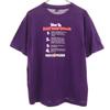 SCREEN STARS 90s Old Short sleeve T-shirt Purple Single stitch back print Men's Used