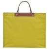 Longchamp Leather Trimmed Embossed Logo Nylon Tote Bag Women Tote Kiwi-Green 10306HGH036