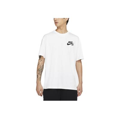 SB Skateboarding Loose Knit Sport Short Sleeve T-Shirt Men Tops White DC7818-100