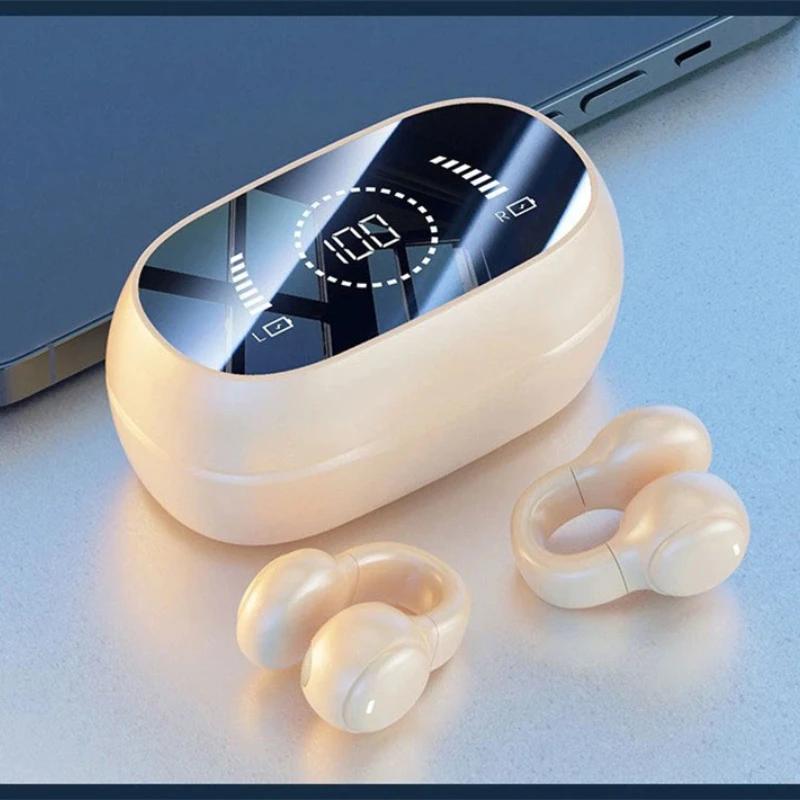 Xiaomi Wireless Bluetooth Earbuds Mirror High-definition Digital Display Earphones M47 Headset for Phone Headphones Sport With Mic Free