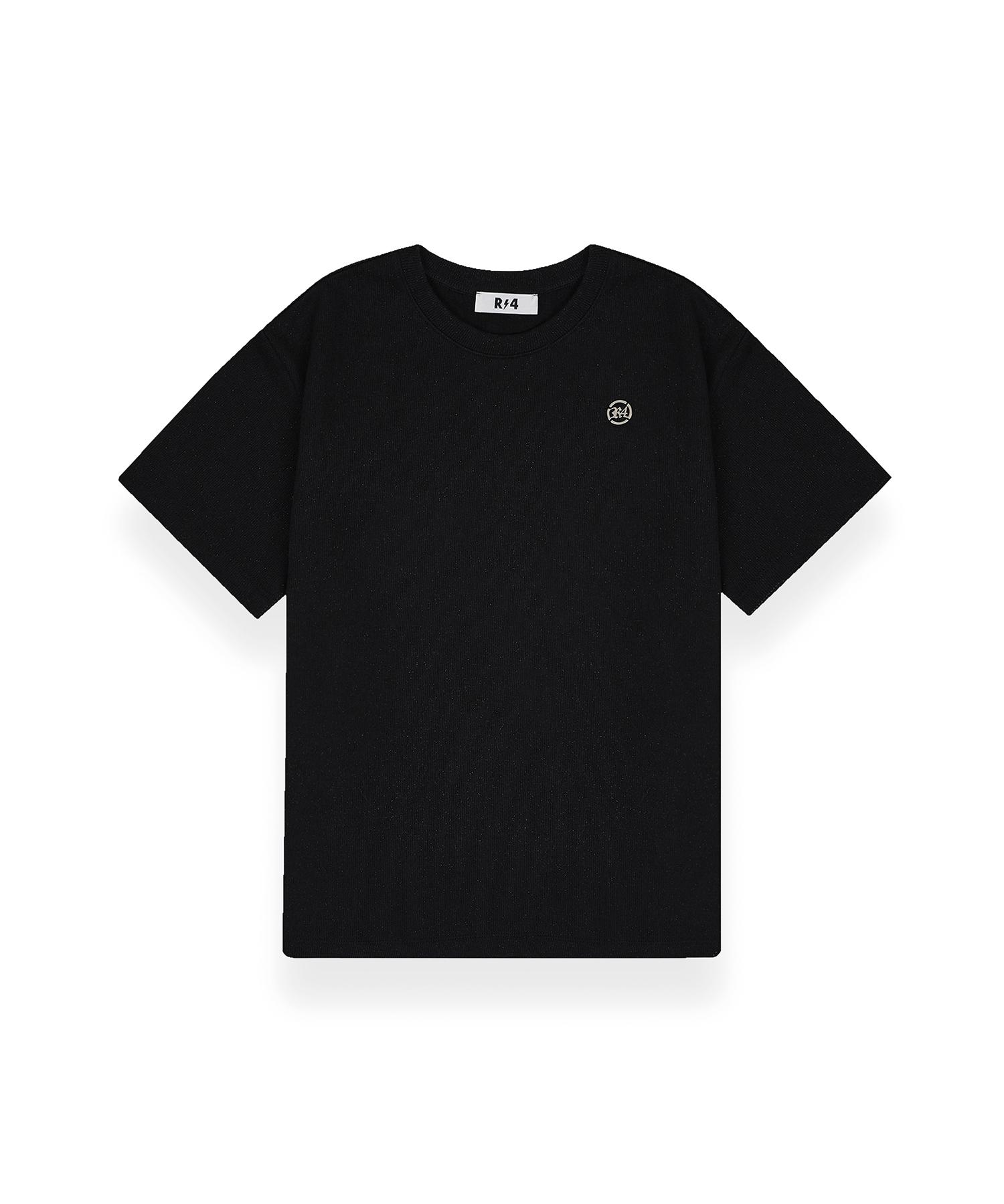 Alpo R-0054 / Сияющие короткие футболки (черный) Black/S