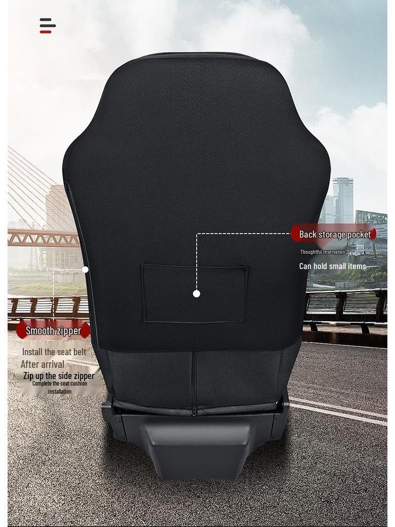 SAIC Hongyan Jieshi C500/M500/C350 Truck Leather Seat Cover Cushion - King Kong Series, Full Wrap