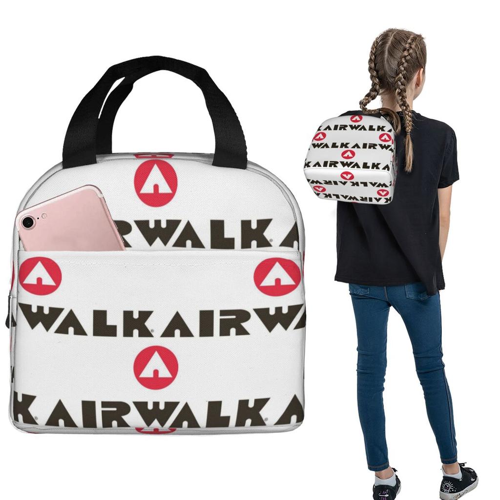 Tattoo Old School Style Airwalk Insulated Lunch Bag for Women Children Leakproof Food Boxes Thermal Lunch Box Tote