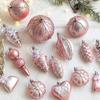 Ice Cream Xmas Tree Hanging Ornaments Pink Merry Christmas Decor  Party Favors