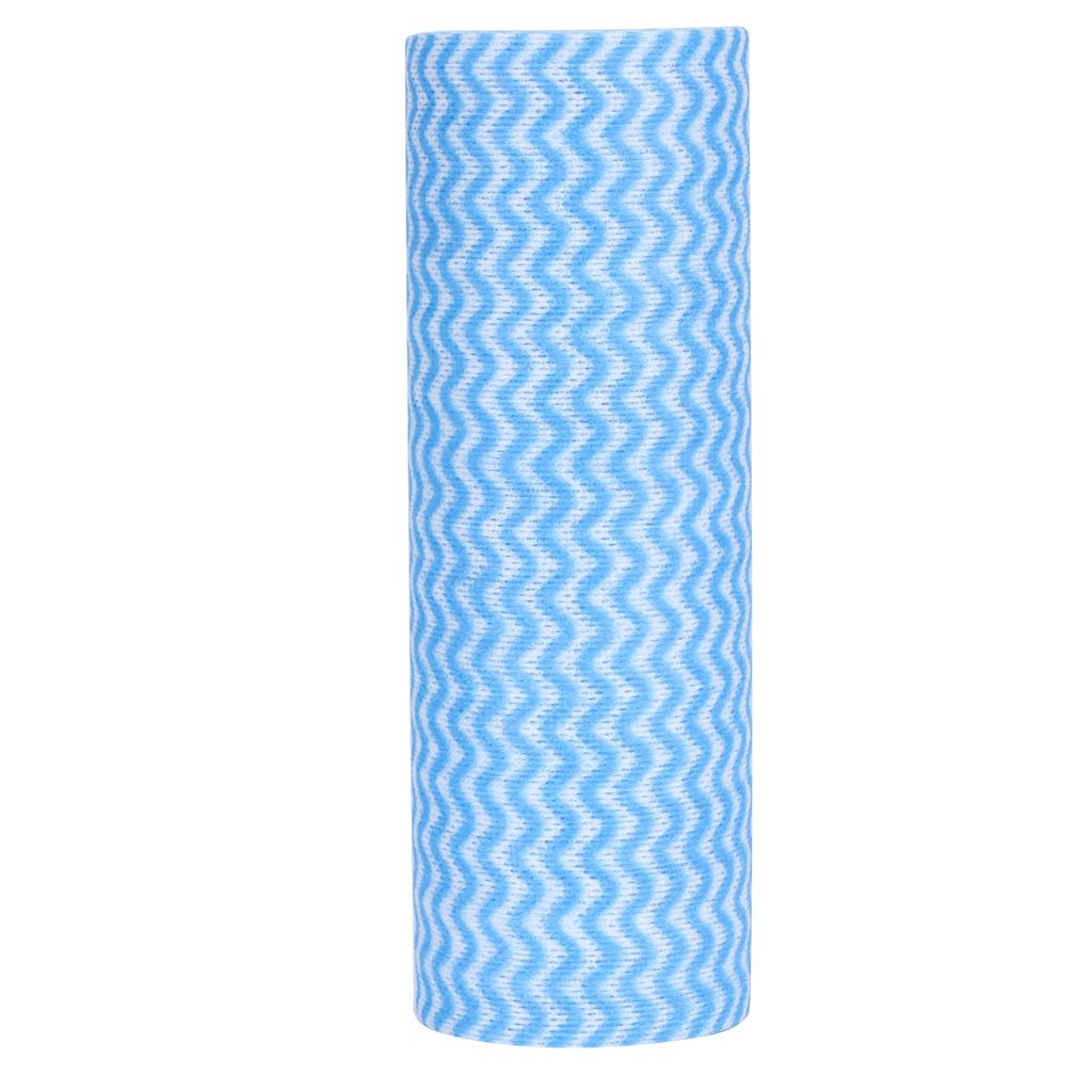 NonWoven Fabric Disposable Rag Dishcloth Washing Cleaning Cloth Towel Kitchen Supplies(Blue )