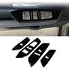 LHD For Nissan Kicks 2025 2026 ABS Carbon Fibre Car Window Switch Switch Button Window Switch Panel Cover Trim Accessories