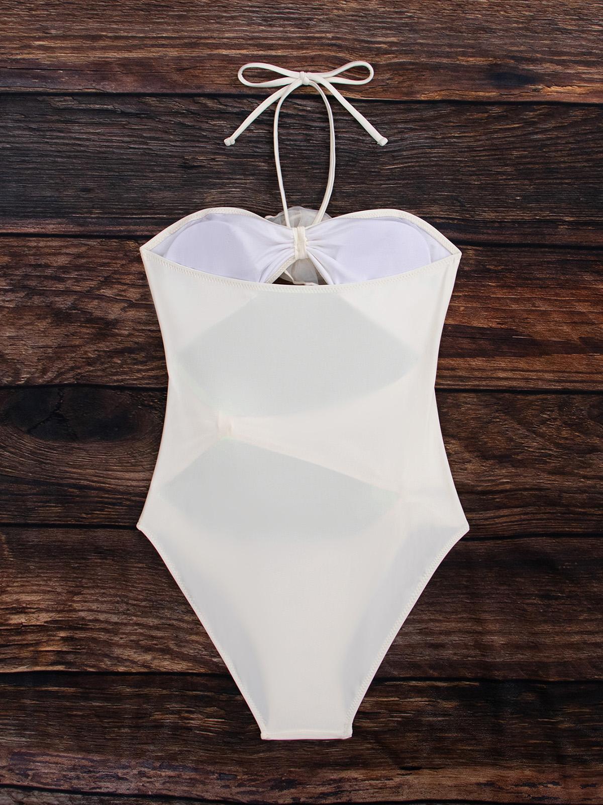 Сексуальный женский цельный купальник — фото 11