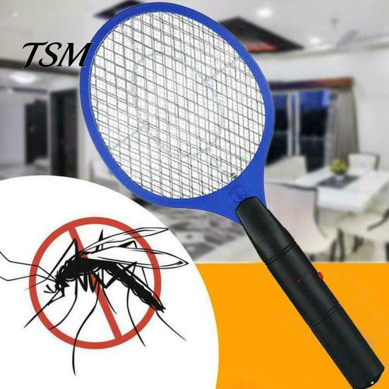 Raqueta Eléctrica Portátil Inalámbrica para Mosquitos Matamoscas Insectos Zapper